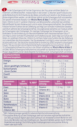 Mama &amp; Baby 1 tabletten 30 stuks, 22 g