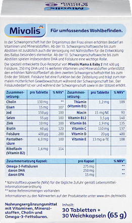 Mama & Baby 2,Tabletten 30 St + Weichkapseln 30 St, 65 g