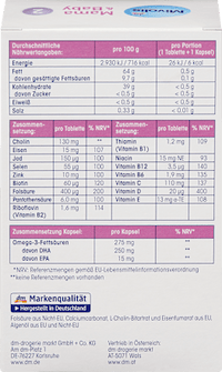Mama &amp; Baby 2 Tabletten 30 stuks + Zachte Capsules 30 stuks, 65 g