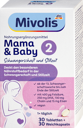 Mama & Baby 2,Tabletten 30 St + Weichkapseln 30 St, 65 g