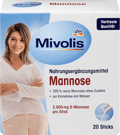 Mannose 20 Sticks, 40 g Mivolis