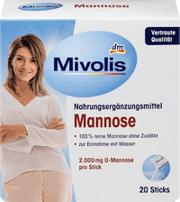 Mannose 20 Sticks, 40 g Mivolis