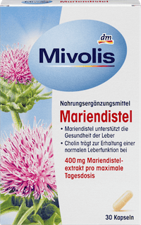 Mariendistel Kapseln 30 St, 16 g Mivolis
