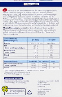 Mariendistel Kapseln 30 St, 16 g Mivolis