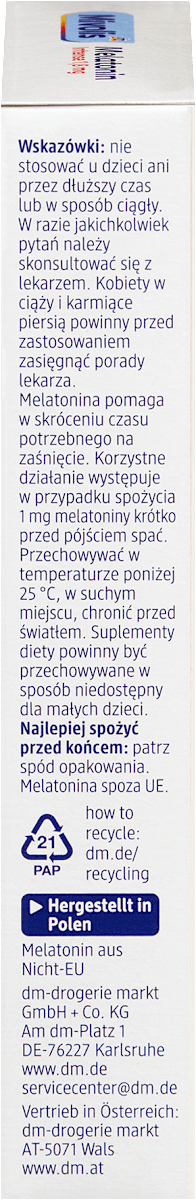 Mivolis Melatonin Intense 1,8 mg Tabletten 30 St, 38 g