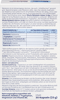 Melatonin Intense Kapseln 30 St, 23 g