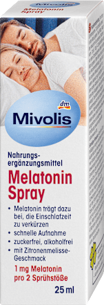 Melatonin Spray, 25 ml Mivolis