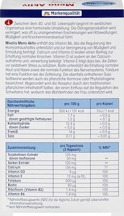 Meno Active Capsules 60 stuks, 33 g