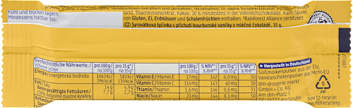 Molke-Riegel mit Bourbon Vanille Geschmack, 35 g