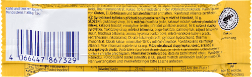 Molke-Riegel mit Bourbon Vanille Geschmack, 35 g