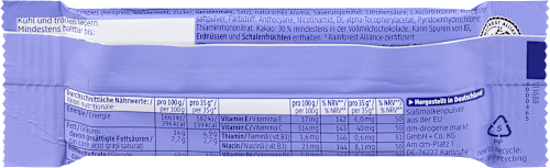 Molke-Riegel mit Heidelbeer Geschmack, 35 g