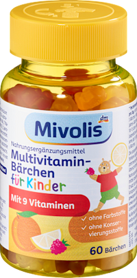 Multivitamin-Bärchen für Kinder 60 St, 120 g