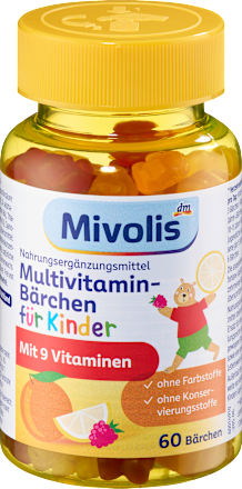 Multivitamin-Bärchen für Kinder 60 St, 120 g