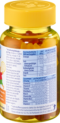 Multivitamin-Bärchen für Kinder 60 St, 120 g