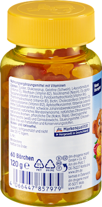 Multivitamine Beren voor Kinderen 60 stuks, 120 g