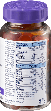 Multivitamine Gummies 60 stuks, 120 g