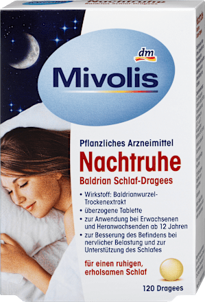 Valeriaan slaaptabletten voor de nacht, 120 stuks