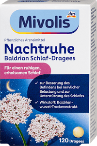 Nachtruhe Baldrian Schlaf-Dragees, 120 St