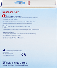 Neusspoelzout 60 sticks, 135 g