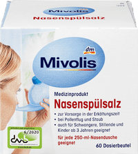 Nasenspülsalz, 60 St Mivolis