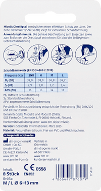 Ohrstöpsel, 8 St