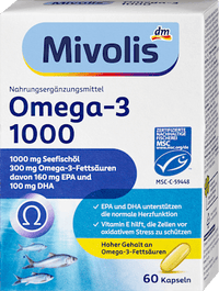 Omega-3 1000, Kapseln 60 St, 85,1 g