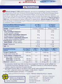 Omega-3 1000, Kapseln 60 St, 85,1 g Mivolis