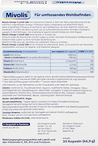Omega-3 Leinöl 1000 Kapseln 30 St, 46,9 g