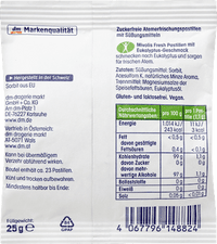 Pastilles, Verse Eucalyptus, suikervrij, 25 g