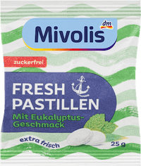 Pastillen, Fresh Euykalyptus, zuckerfrei, 25 g
