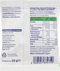 Pastillen, Fresh Euykalyptus, zuckerfrei, 25 g