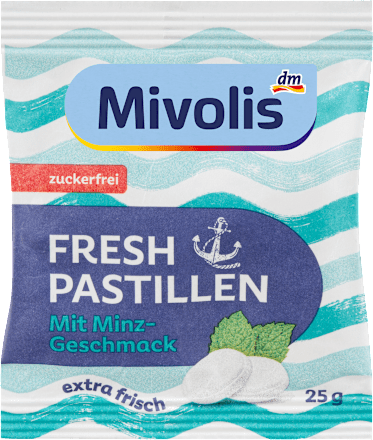 Pastillen, Fresh Minze, zuckerfrei, 25 g