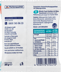 Pastilles, munt, suikervrij, 25 g