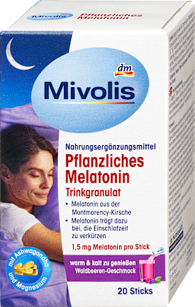 Kruidenmelatonine drinkgranulaat 20 stuks, 44 g