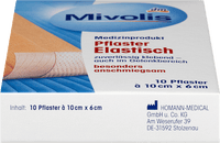 Elastische pleister 10 cm x 6 cm, 1 m
