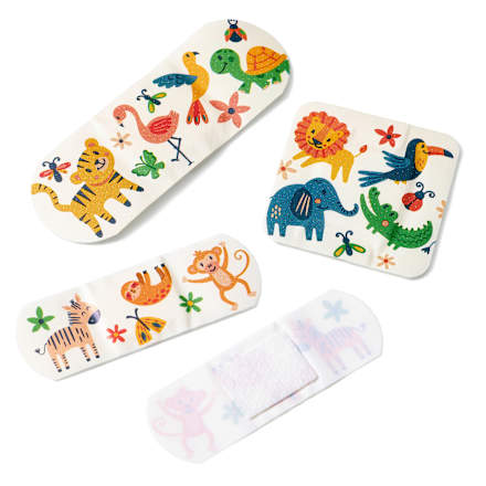 Pflasterstrips für Kinder Tiermotive, 20 St