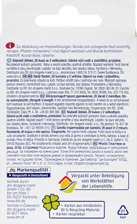 Pflasterstrips für Kinder, 20 St