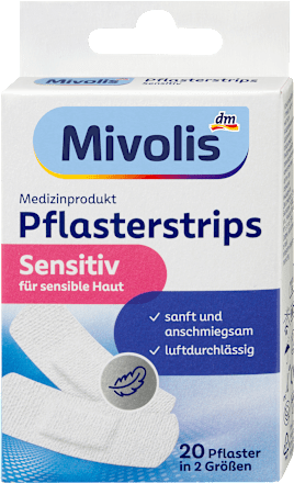 Mivolis Pflasterstrips Sensitiv, 20 St