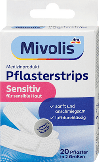 Mivolis Pflasterstrips Sensitiv, 20 St