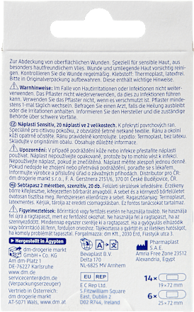 Mivolis Pflasterstrips Sensitiv, 20 St