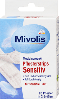 Gipsstrips gevoelig, 20 stuks