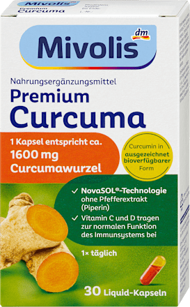 Premium Curcuma Liquid-Kapseln 30 St, 19 g