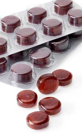 Hoestpastilles met Manuka honing vulling, 24 stuks