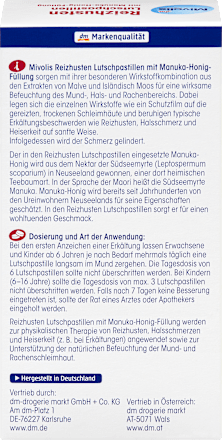 Hoestpastilles met Manuka honing vulling, 24 stuks