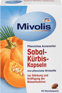 Sabal-Kürbis-Kapseln, 90 St Mivolis