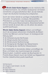 Sabal-Kürbis-Kapseln, 90 St Mivolis