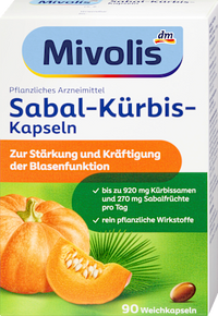 Mivolis Sabal Kürbis Kapseln, 90 St