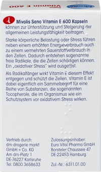 Sano Vitamine E 600, zachte capsules, 42 stuks