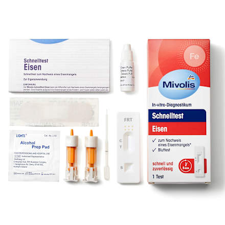 Mivolis Snelle ijzertest, 1 applicatie, 1 stuk