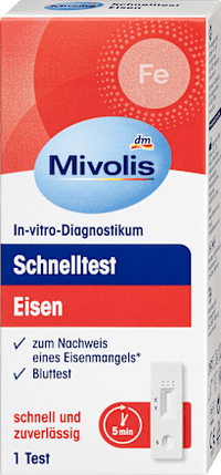 Mivolis Snelle ijzertest, 1 applicatie, 1 stuk